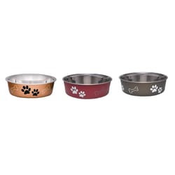 2 Pcs Large Pet Dog Food Water Bowls - Stainless Steel Hanging Kennel Bowls