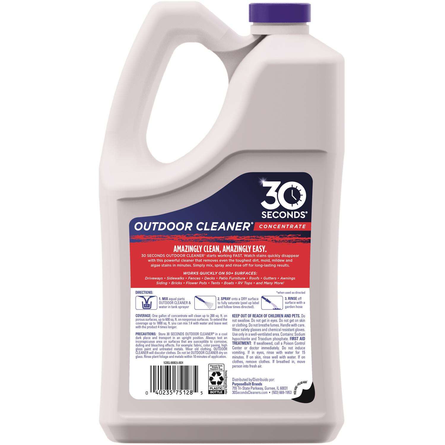 30 SECONDS Outdoor Cleaner Concentrate 1 gal Mfr# 1G30S - Ace Hardware