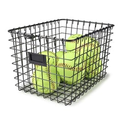 Spectrum 12.25 in. L X 9.25 in. W X 8 in. H Gray Storage Basket