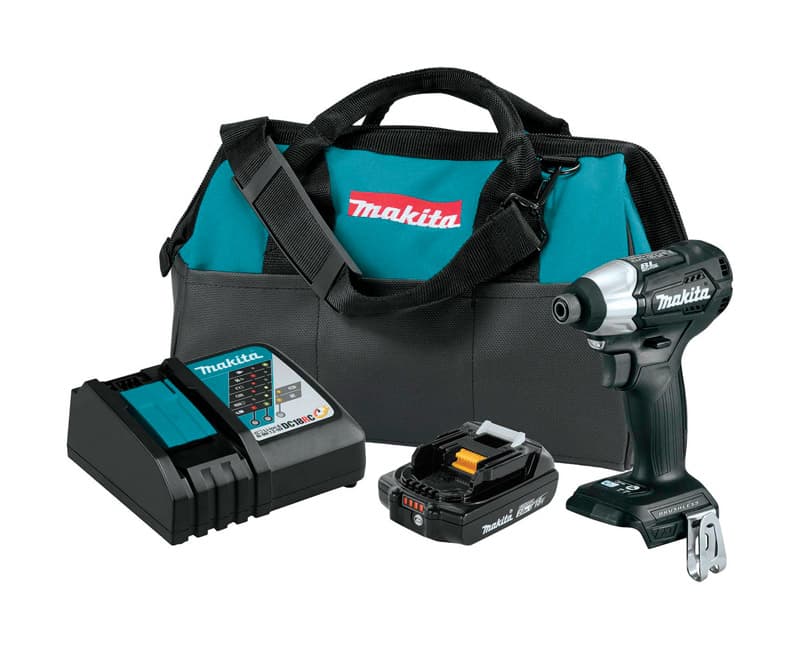 UPC 088381847421 product image for Makita LXT 18 volt 1/4 in. Hex Cordless Brushless Compact Impact Driver Kit 1240 | upcitemdb.com