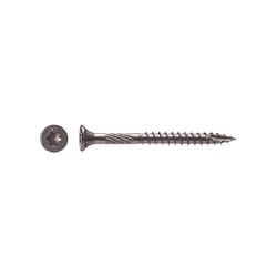 Big Timber No. 9 Sizes X 3 in. L Star Stainless Steel Deep Wood Screws 90 pk