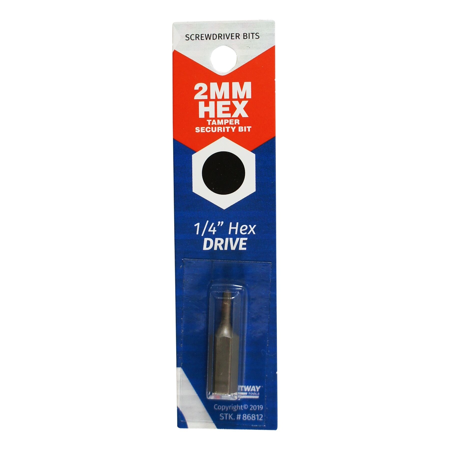 Best Way Tools Hex 2 mm X 1 in. L Tamper-Proof Security Bit Carbon ...