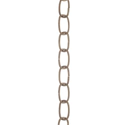 Westinghouse 11 gauge Antique Brass Antique Brass Metal Hanging Chain .88 in. D 36 in.