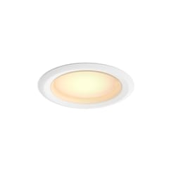 Philips HUE Round Recess Mounting Smart-Enabled LED Downlight Warm White 60 Watt Equivalence 1 pk