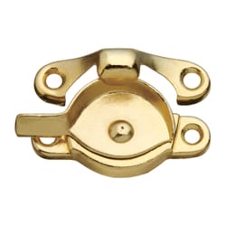 National Hardware Brass Gold Die-Cast Zinc Sash Lock 1 pk