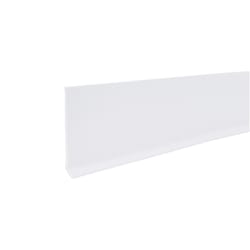 M-D Building Products 4 in. H X 0.08 in. W X 120 ft. L Dry Back Snow White Vinyl Wall Base