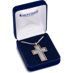 Montana Silversmiths Men's Faithful Destiny Cross Copper Necklace