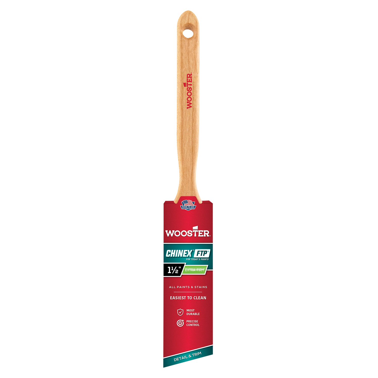 Photos - Putty Knife / Painting Tool Wooster Chinex FTP 1-1/2 in. Angle Trim Paint Brush 4410-1 1/2