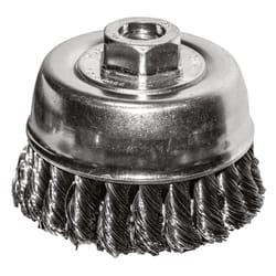 Century Drill & Tool 6 in. Knot Wire Wheel Brush Steel 6600 rpm 2 pc