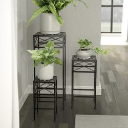 Panacea Black Steel Plant Stand