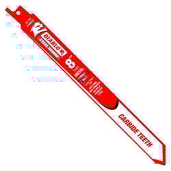 Diablo Steel Demon 8 in. Carbide Thin Metal Reciprocating Saw Blade 20 TPI 1 pc