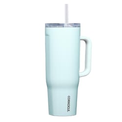 Corkcicle 40 oz Gloss Powder Blue BPA Free Cruiser Insulated Straw Tumbler