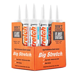 Sashco Big Stretch White Elastomeric Acrylic Latex Door/Siding/ Window Caulk 10.5 oz