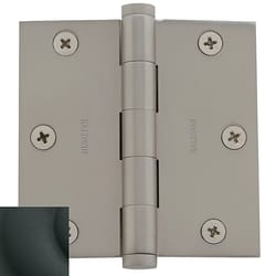 Baldwin Estate 3-1/2 in. L Satin Black Door Hinge 1 pk