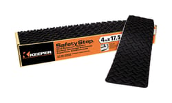 Keeper Safety Step 4 in. W X 17.5 in. L Gray Rubber Stair Tread