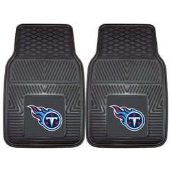 Fanmats NFL Black Car Mat Set 2 pk