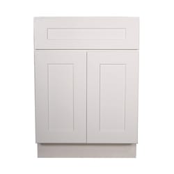 Design House Brookings 34.5 in. H X 24 in. W X 24 in. D White Base Cabinet