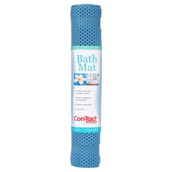 Con-Tact 36 in. L X 17 in. W Blue Rubber Bath Mat Latex Free