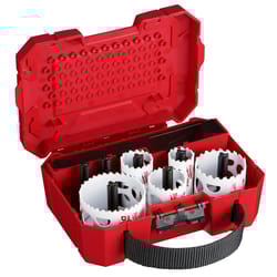 Milwaukee Hole Dozer Bi-Metal 1-5/8 in. L X 3/8 in. D Hole Saw Kit