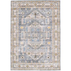 Linon Home Decor Calston 7 ft. W X 5 ft. L Beige/Gray Washable Polyester Area Rug