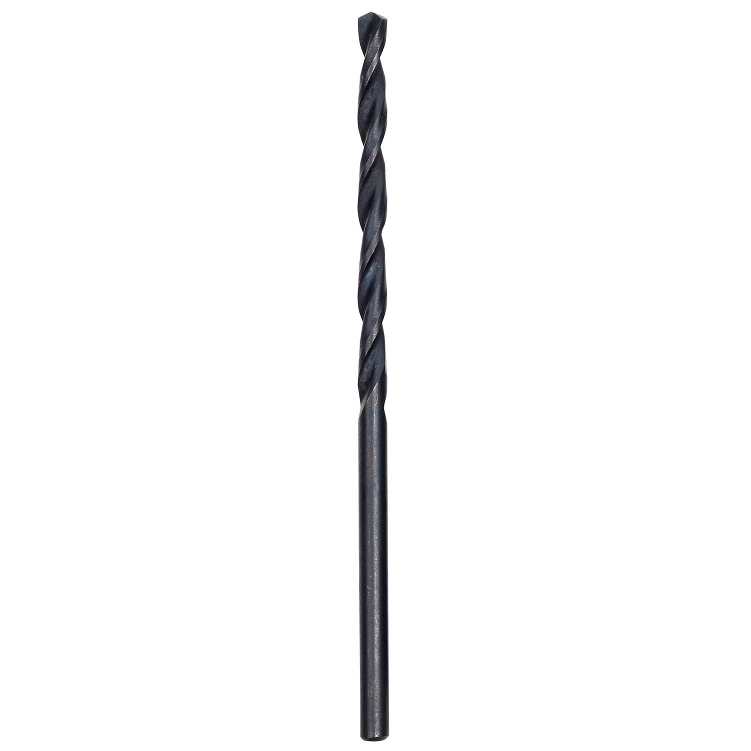 Milwaukee Thunderbolt 3/32 in. X 2-1/4 in. L Black Oxide Drill Bit Round Shank 2 pk