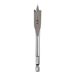 Milwaukee 4.5 in. L Carbon Steel Flat Boring Bit Hex Shank 1 pk