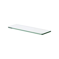 Dolle 0.31 in. H X 15.7 in. W X 4.7 in. D Clear Glass Shelf Board