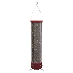 Droll Yankees Dipper Wild Bird 5 lb Polycarbonate Tube Bird Feeder 4 ports
