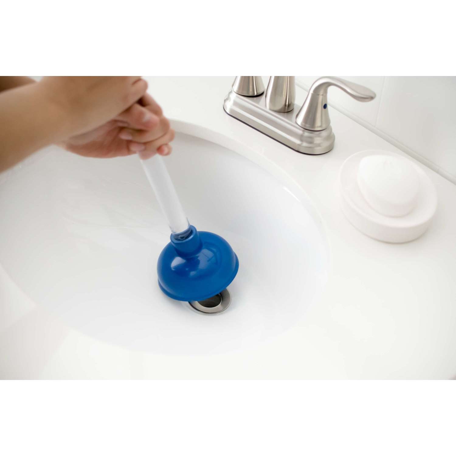 LDR Sink Plunger 9 in. L X 4 in. D