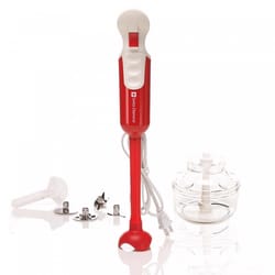 Swiss Diamond Red Plastic Immersion Blender/Chopper 0 oz 2 speed