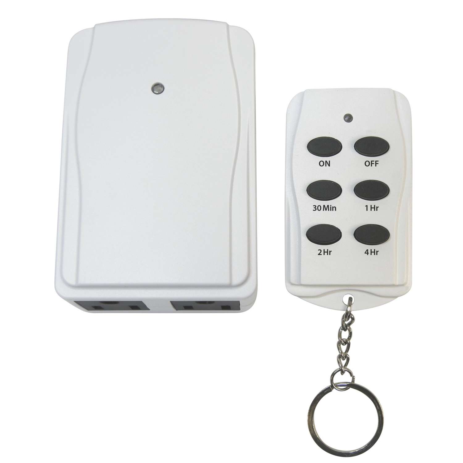 Prime Indoor Timer With Remote Control and Grounded Outlets White - Ace ...