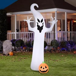 Gemmy Airblown 9 ft. LED Prelit Ghost with Jack-o-Lantern Inflatable