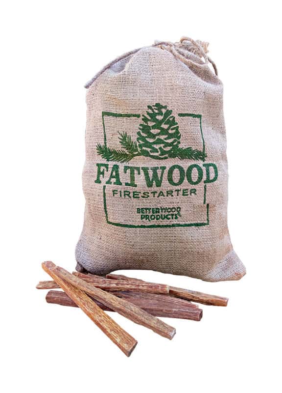 Better Wood Products Fatwood Pine Resin Stick Fire Starter 4 lb Ace