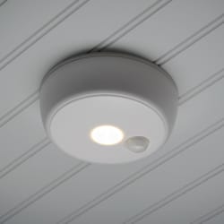 Mr. Beams Motion-Sensing Battery Powered LED White Ceiling Light
