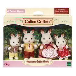 Calico Critters Hopscotch Rabbit Family Dolls 4 pc