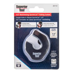 Superior Tool 1/2 in. Ratcheting Pipe Cutter Red 1 pc