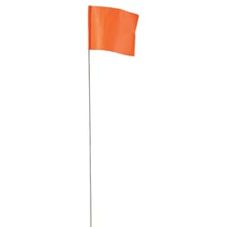 Empire 21 in. Orange High visibility Stake Flags Plastic 100 pk