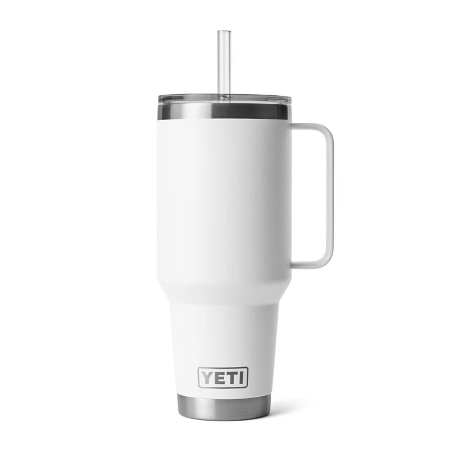 YETI Rambler 42 oz White BPA Free Straw Mug
