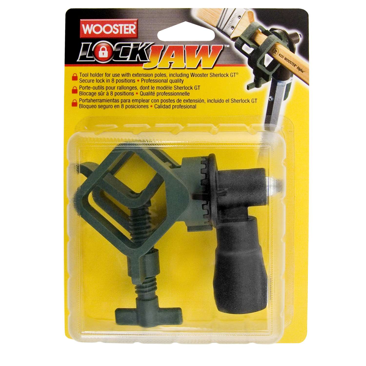 Wooster Lock Jaw 1-3/8 in. D Plastic Tool Holder Green - Ace Hardware