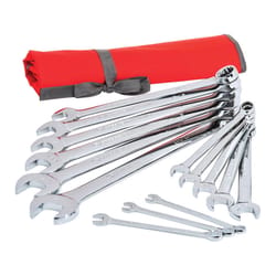 Crescent 12 Point Metric Combination Wrench Set 14.9 in. L 15 pk