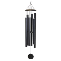 Corinthian Bells Black Aluminum 65 in. Wind Chime