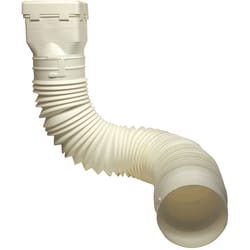 Spectra Pro Select 55 in. H X 3 in. W X 4 in. L White Plastic Downspout Extension