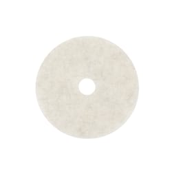 3M Natural Blend 17 in. D Non-Woven Natural/Polyester Fiber Floor Polishing Pad Tan
