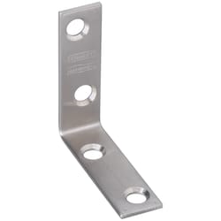 National Hardware 2 in. H X 5/8 in. W Stainless Steel Inside Corner Brace