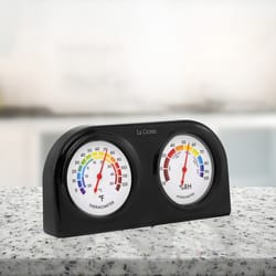 La Crosse Technology Hygrometer/Thermometer Plastic Multicolored 2.13 in.