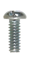 HILLMAN No. 10-24 Ga. X 1/2 in. L Combination Round Head Zinc-Plated Steel Machine Screws 100 pk