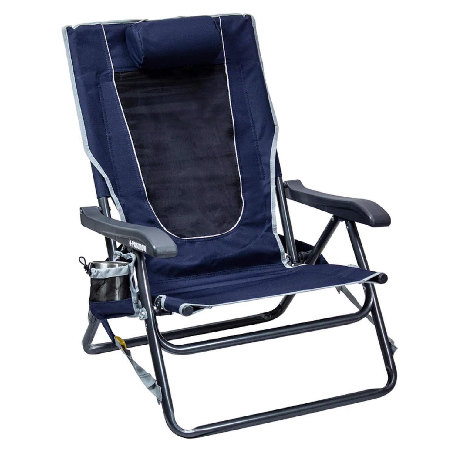 GCI Outdoor Backpack Event 4-Position Indigo Hard Arm Backpack Chair Uae Electronic uaeelectronic.com