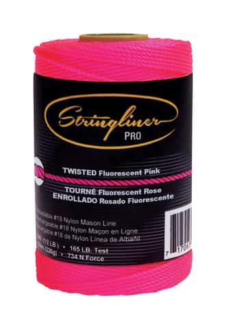 Stringliner 0.5 oz Mason's Line and Reel 540 ft. Pink Twisted - Ace Hardware