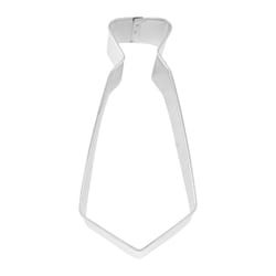 R&M International Corp Neck Tie 2 in. W X 5 in. L Cookie Cutter Silver 1 pc