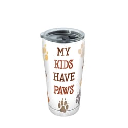 Tervis 20 oz My Kids Have Paws Multicolored BPA Free Tumbler with Lid